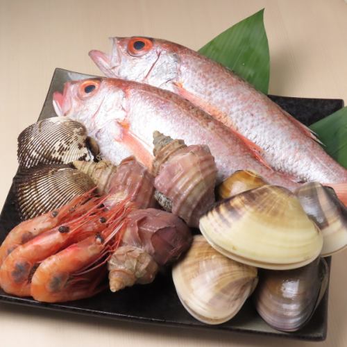 大将の目利きで選んだ海鮮