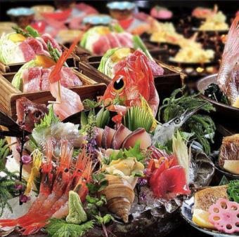 [All days OK/Private room guaranteed] All-you-can-eat and drink premium menu including yakitori, meat sushi, and sashimi