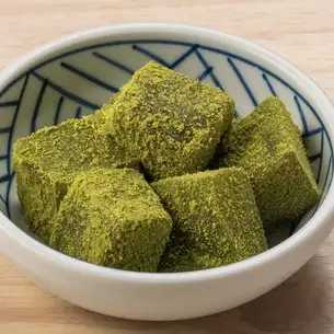 말차 와라비 떡