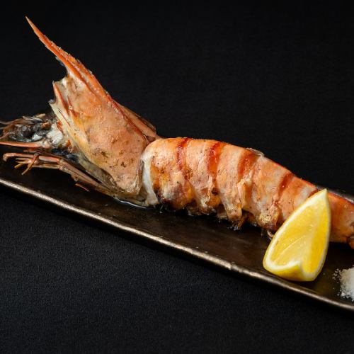 Extra large salt-grilled shrimp