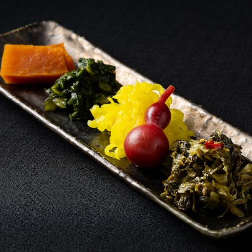 漬物盛り合わせ