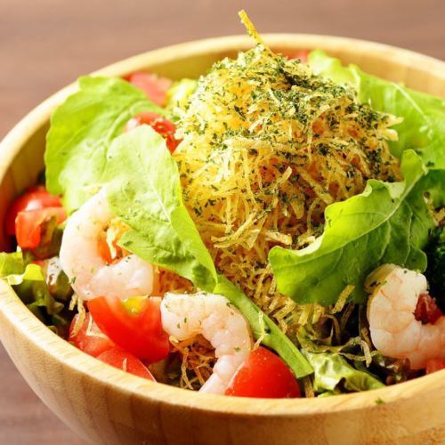 Angel Shrimp and Arugula Salad