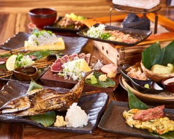 要事前予約【若菜おすすめ贅沢コース!日本酒も飲み放題!2H飲放題付き5000円~10000円】