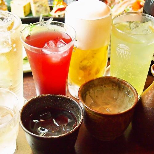 コースをご利用の方は飲み放題の追加も可能◎