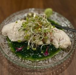 鸡柳和绿紫菜田