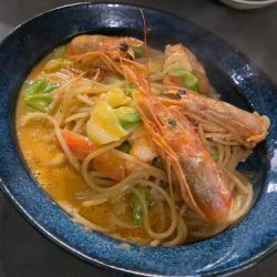 <Rich> 虾味噌奶油意面