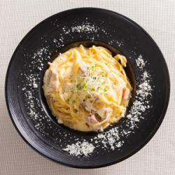 厚片培根carbonara