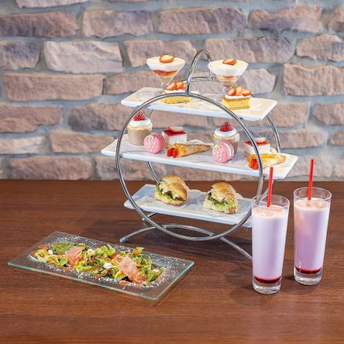 【1月限定】いちごアフタヌーンティーセット※前日までの予約制