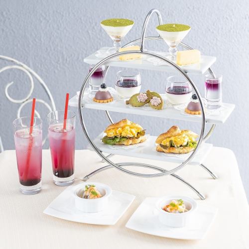 [June Only] Hydrangea Afternoon Tea Set *Reservations required by the day before
