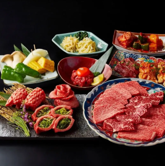 120 minutes all-you-can-drink included [Uchida Kaiseki Course] Enjoy specially selected ribs and loin ≪14 dishes in total≫ 7,700 yen (tax included)