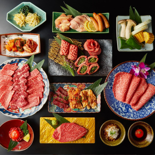 [Perfect for parties] Yakiniku course that you can choose according to your budget / 4,950 yen (tax included)~