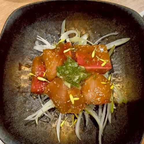 涙ぶり(ワサビ和え)