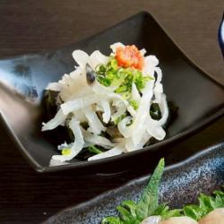 とらふぐ皮湯引きポン酢