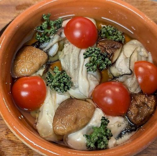 牡蠣のアヒージョ