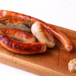 燻製フランク・ベーコンのグリル