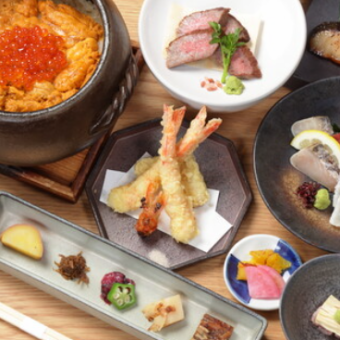 【〆は贅沢！雲丹の土鍋ごはん】至選Naoshima コース　お料理のみドリンクは店内にてお好みで