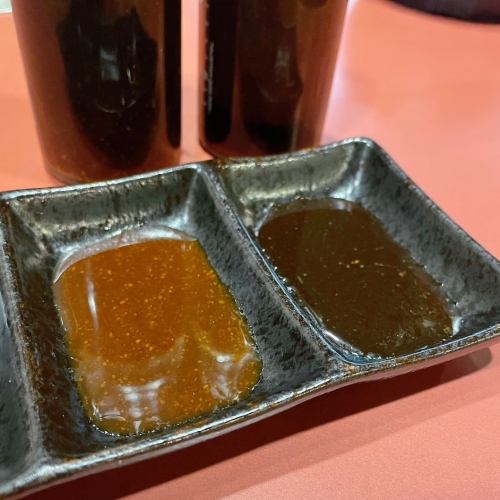 タレで、焼肉、白ご飯の美味しさを引き立てます。