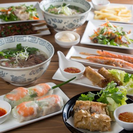 飲み放題付き♪カニ揚げ春巻き入り◎NGON巻特製コース5,000円