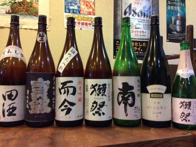 豊富な日本酒（強化中！）