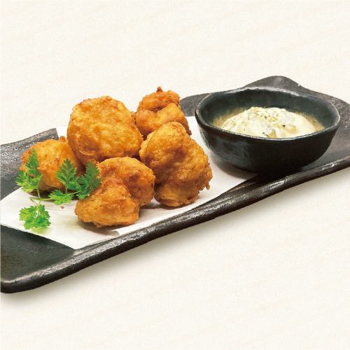 ふわふわあんこう唐揚げ(トリュフマヨネーズ添え)