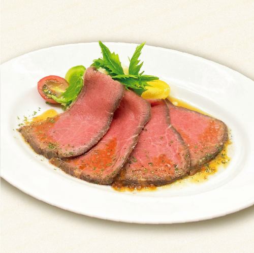 冷製ローストビーフ　トリュフソース