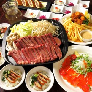 【限定】お席2時間！牛ステーキ鰻ひつまぶし至福コース プレミアム飲み放題付6,000円→ 5,000円