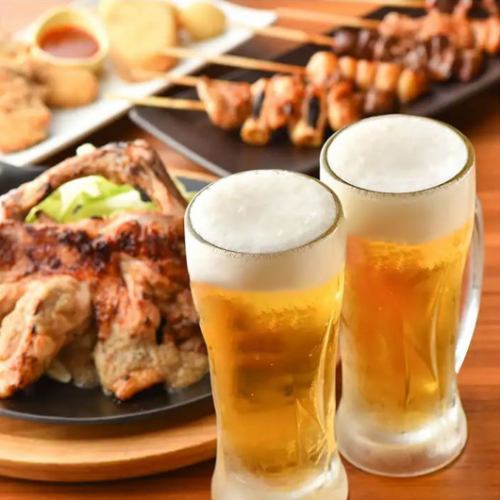 生ビール1杯218円（税込）