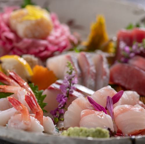 Assortment of 5 kinds of sashimi