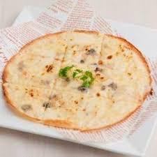 Karasumi and anchovy tortilla pizza