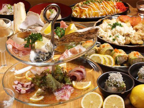 Spring taste hospitality 5,000 yen course - 2 hours of all-you-can-drink, plus premium all-you-can-drink for an additional 1,000 yen!