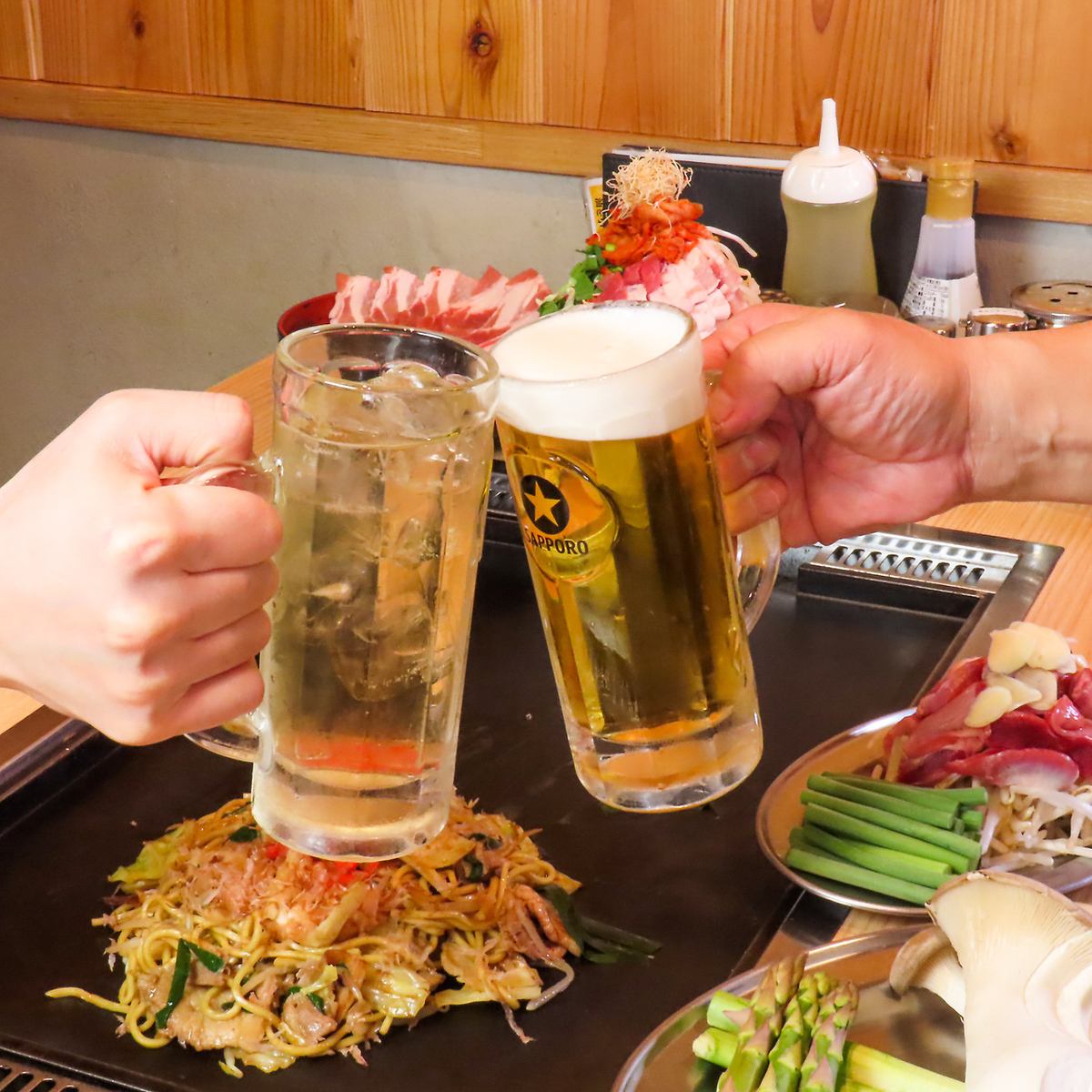 新橋で人気の名店が赤羽に新登場！！赤羽でもんじゃ・鉄板焼き・飲み放題なら当店へ！