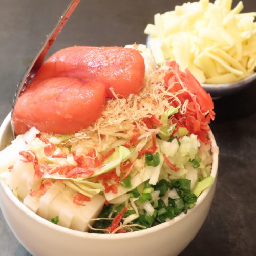 明太チーズもんじゃ