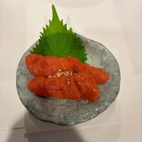 煙燻醃蘿蔔佐起司 / 醃梅子配海蜇 / 醃海鮮 / 明太子