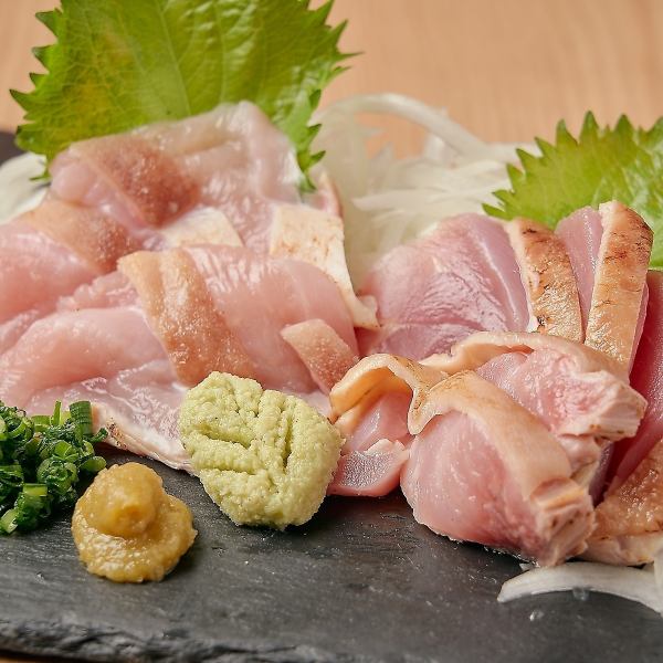 Etoko Chicken ★ Specialty "Kyushu local chicken breeding chicken tataki"