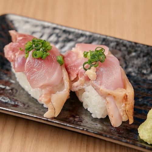 Enomoto Chicken's top recommendation: Local chicken thigh sushi