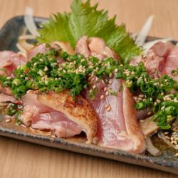 Kagoshima specialty: Seared chicken thigh with ponzu sauce