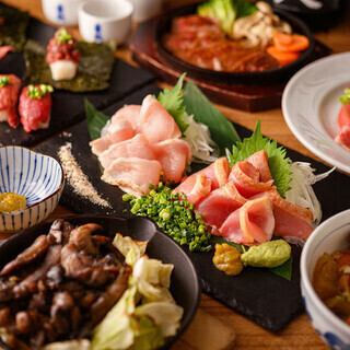【2時間飲み放題付き】夏を彩るゑ々とこ鶏の全てをとり揃えたボリューム満点コース5500円