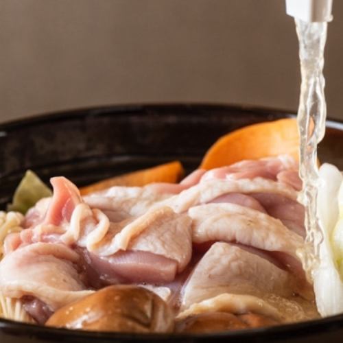 当店自慢の『水炊き鍋』！