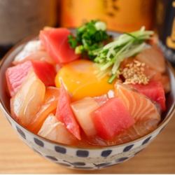 海鮮漬け丼