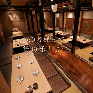 60名様まで貸切可能です♪お気軽にご相談ください！