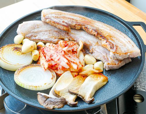 素材にこだわる韓国料理