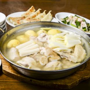 [Welcome/farewell party] Oku-Mikawa chicken Yoyoken-style Dakgalbi & chicken gyoza etc. [Yoyoken 4,500 yen course] 90 minutes all-you-can-drink included