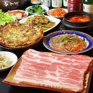 サムギョプサル含む2時間食べ飲み放題　5500円→4970円