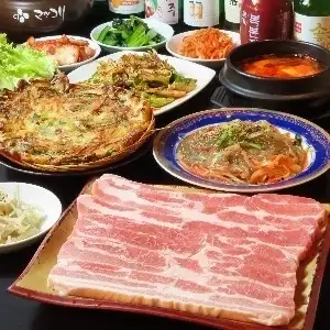 サムギョプサル含む2時間食べ飲み放題　6100円→5550円