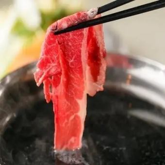 【2時間食べ放題×飲み放題付き】和牛赤身しゃぶ鍋コース 6600円!