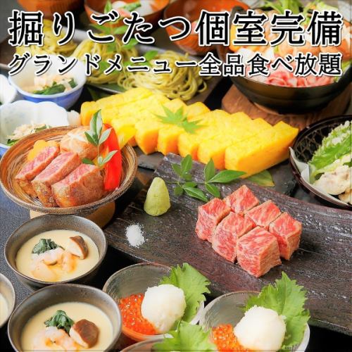 <October/November> All-you-can-eat sashimi, yakitori, and more ◆ Private room guaranteed for 2 hours x 130 dishes ◆ [All-you-can-eat and drink course]