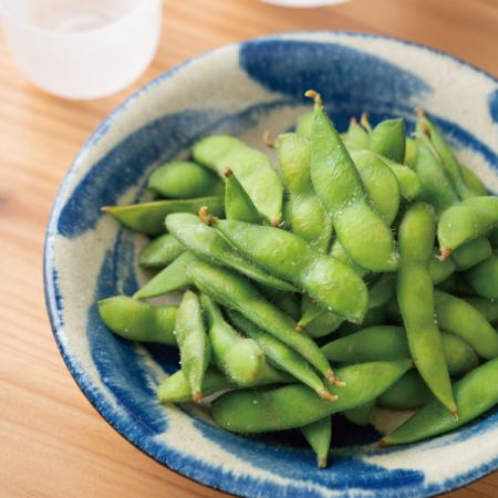 釜茹で枝豆