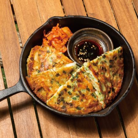 韓国風ピリ辛チヂミ