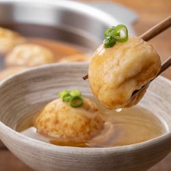 Akashiyaki-style octopus ball