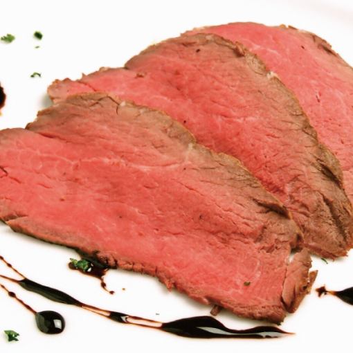 [Roast Beef Tasting Comparison & Aged Meat Course] 8 dishes with 2.5 hours all-you-can-drink 5,480 yen